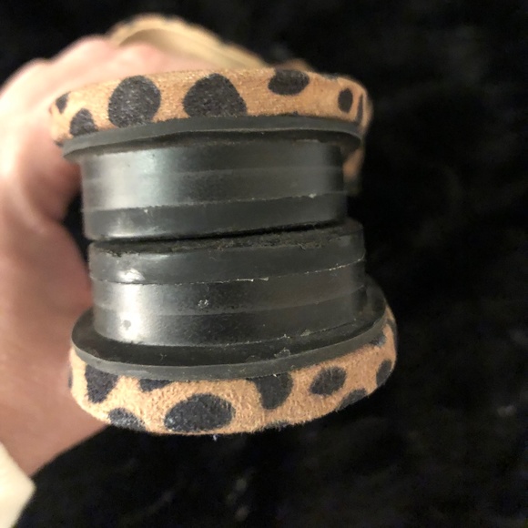 Loft Outlet Leopard Print Studded Flat Mules - Picture 6 of 12